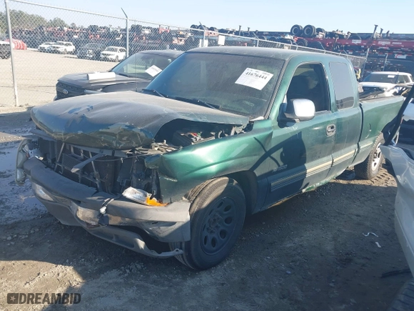 2001 Chevrolet Silverado 1500 LS with VIN 2GCEC19T711315836, listed as a IAAI auction lot 41676444 with 1 mi miles. Bid and sale history available at carsss.com. Image 16.