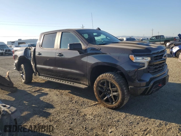 2023 Chevrolet Silverado 1500 LT Trail Boss with VIN 3GCUDFED0PG243561, listed as a Copart auction lot 73737564 with 22,701 mi miles and Salvage Title. Bid and sale history available at DreamBid. Image 4.