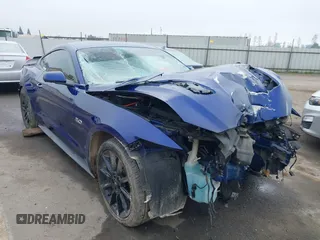 2016 Ford Mustang GT with VIN 1FA6P8CF1G5230668, listed as a IAAI auction lot 41359906 with 107,060 mi miles. Bid and sale history available at carsss.com. Image 1.