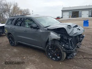 2022 Dodge Durango GT Plus with VIN 1C4RDJDG9NC187642, listed as a IAAI auction lot 40886210 with 39,006 mi miles and . Bid and sale history available at DreamBid. Image 1.