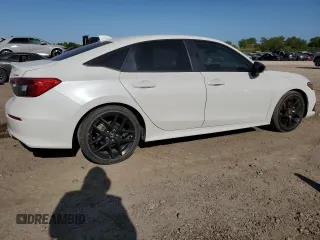 2023 Honda Civic Sedan Sport with VIN 2HGFE2F54PH519649, listed as a Copart auction lot 52382335 with Not Provided miles and Salvage Title. Bid and sale history available at carsss.com. Image 3.