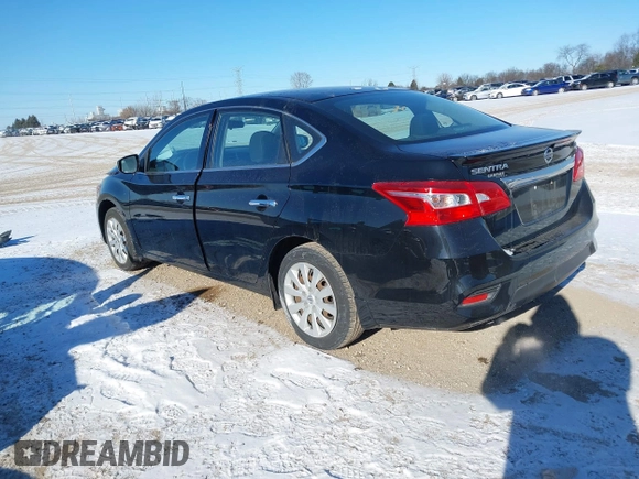 2016 Nissan Sentra SV with VIN 3N1AB7AP1GY253060, listed as a IAAI auction lot 41310598 with 75,494 mi miles and . Bid and sale history available at DreamBid. Image 3.