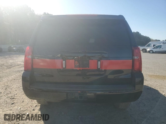 2018 Chevrolet Tahoe Commercial with VIN 1GNSKFEC3JR276928, listed as a Copart auction lot 48980425 with 50,206 mi miles and Salvage title. Bid and sale history available at DreamBid. Image 6.