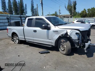 2016 Ford F-150 XL with VIN 1FTEX1CGXGKF76726, listed as a Copart auction lot 50194795 with 236,286 mi miles and Salvage Title. Bid and sale history available at carsss.com. Image 4.