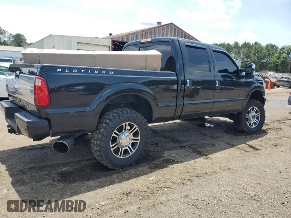 2013 Ford F-250 XL with VIN 1FT7W2BT1DEB69825, listed as a Copart auction lot 60262245 with 132,596 mi miles and Salvage title. Bid and sale history available at DreamBid. Image 3.