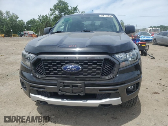 2020 Ford Ranger XL with VIN 1FTER4FH7LLA76074, listed as a Copart auction lot 59269115 with 43,979 mi miles and Salvage title. Bid and sale history available at DreamBid. Image 5.