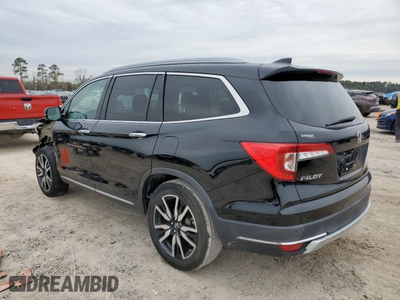 2021 Honda Pilot Touring 8-Passenger with VIN 5FNYF5H96MB000075, listed as a Copart auction lot 88957525 with 53,078 mi miles and Salvage Title. Bid and sale history available at DreamBid. Image 2.