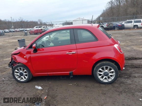 2016 FIAT 500 Easy with VIN 3C3CFFKR4GT136501, listed as a IAAI auction lot 41501375 with 49,160 mi miles. Bid and sale history available at carsss.com. Image 14.