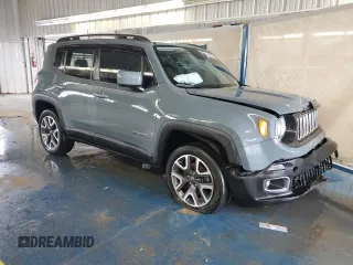 2018 Jeep Renegade Latitude z VIN ZACCJBBB2JPH28533, wystawiony jako Copart lot #52715455 z przebiegiem 76 516 mil mil oraz Czysty tytuł • Clean title. Historia ofert i sprzedaży dostępna na DreamBid. Obrazek 4.