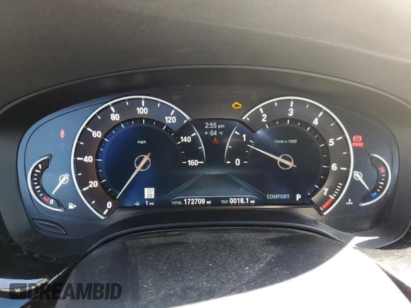 2018 BMW 5 Series 540i with VIN WBAJE5C54JWA97745, listed as a Copart auction lot 49441365 with 172,709 mi miles and Clean title. Bid and sale history available at DreamBid. Image 9.