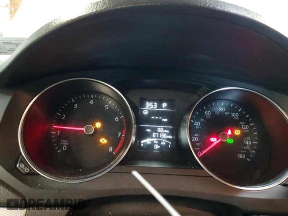 2015 Volkswagen Jetta SE with VIN 3VWD17AJ4FM308693, listed as a Copart auction lot 59987585 with 87,136 mi miles and Salvage title. Bid and sale history available at DreamBid. Image 9.