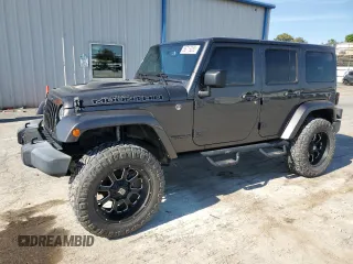2017 Jeep Wrangler Unlimited Sahara with VIN 1C4BJWEG0HL727423, listed as a Copart auction lot 56719285 with 62,965 mi miles and Salvage title. Bid and sale history available at DreamBid. Image 1.