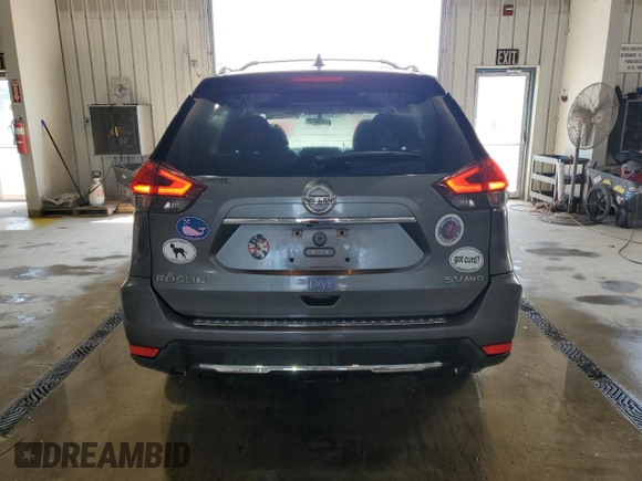 2017 Nissan Rogue SV with VIN 5N1AT2MV5HC740744, listed as a Copart auction lot 60553305 with 108,241 mi miles and Salvage title. Bid and sale history available at DreamBid. Image 6.