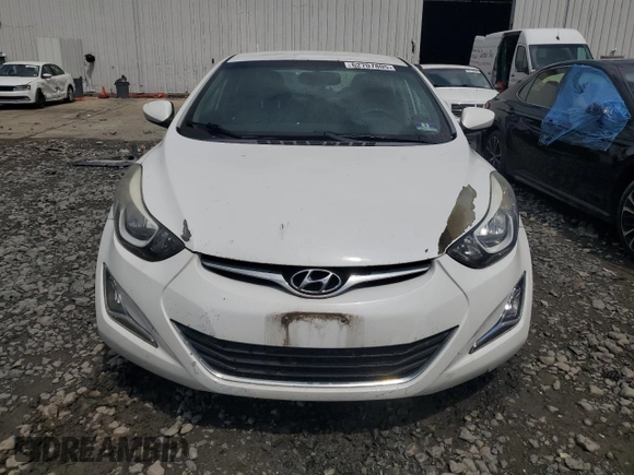 2015 Hyundai Elantra SE with VIN 5NPDH4AEXFH634911, listed as a Copart auction lot 62707805 with 133,676 mi miles and Salvage title. Bid and sale history available at DreamBid. Image 5.