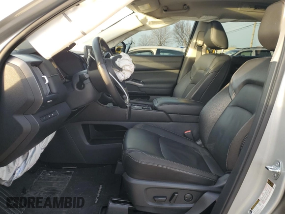 2023 Nissan Pathfinder SL with VIN 5N1DR3CDXPC243701, listed as a Copart auction lot 43455615 with 44,170 mi miles and Salvage title. Bid and sale history available at DreamBid. Image 7.