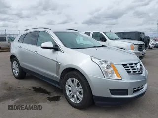 2015 Cadillac SRX with VIN 3GYFNAE34FS629258, listed as a IAAI auction lot 41788601 with 56,939 mi miles and . Bid and sale history available at carsss.com. Image 1.