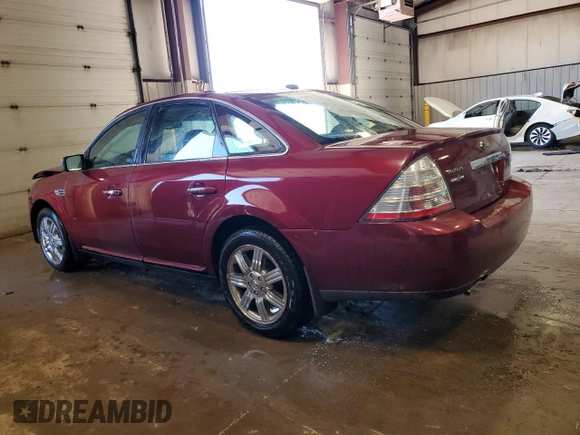 2008 Ford Taurus Limited with VIN 1FAHP28W08G187218, listed as a Copart auction lot 49624225 with 173,500 mi miles and Salvage title. Bid and sale history available at DreamBid. Image 2.