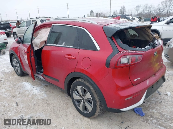 2019 Kia Niro LX with VIN KNDCB3LC7K5218814, listed as a IAAI auction lot 41628684 with 1 mi miles. Bid and sale history available at carsss.com. Image 3.