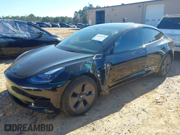 2023 Tesla Model 3 Long Range with VIN 5YJ3E1EB6PF634116, listed as a IAAI auction lot 41814670 with 47,801 mi miles and . Bid and sale history available at DreamBid. Image 25.