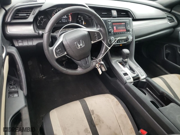 2017 Honda Civic Coupe LX-P with VIN 2HGFC4B00HH307540, listed as a Copart auction lot 44533875 with 167,444 mi miles and Salvage Title. Bid and sale history available at carsss.com. Image 8.