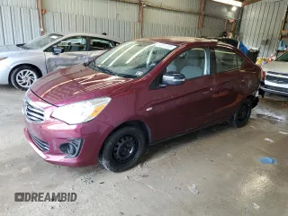 2019 Mitsubishi Mirage ES z VIN ML32F3FJ4KHF12590, wystawiony jako Copart lot #58812035 z przebiegiem 91 031 mil mil oraz Szkoda całkowita • Salvage title. Historia ofert i sprzedaży dostępna na DreamBid. Obrazek 1.