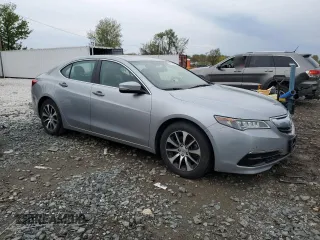 2017 Acura TLX with VIN 19UUB1F38HA008423, listed as a Copart auction lot 52849515 with 136,263 mi miles and Salvage title. Bid and sale history available at DreamBid. Image 4.