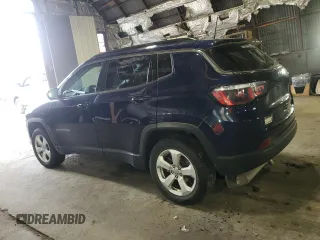 2020 Jeep Compass Latitude z VIN 3C4NJDBB3LT107172, wystawiony jako Copart lot #60655765 z przebiegiem 12 822 mil mil oraz Szkoda całkowita • Salvage title. Historia ofert i sprzedaży dostępna na DreamBid. Obrazek 2.