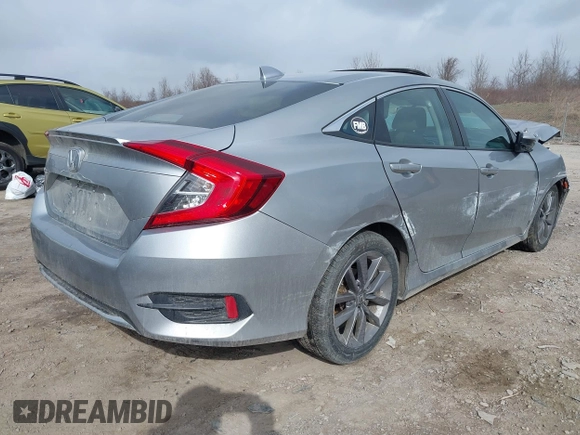 2019 Honda Civic Sedan EX with VIN 19XFC1F3XKE003300, listed as a IAAI auction lot 41889174 with 38,965 mi miles. Bid and sale history available at carsss.com. Image 4.