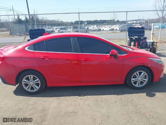 2017 Chevrolet Cruze LT with VIN 1G1BE5SM8H7205049, listed as a IAAI auction lot 41785477 with 167,029 mi miles. Bid and sale history available at carsss.com. Image 13.