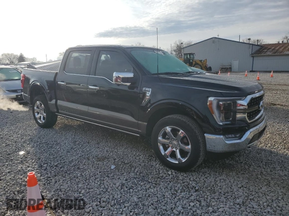 2023 Ford F-150 XL with VIN 1FTFW1E84PFB71256, listed as a Copart auction lot 48173165 with 18,512 mi miles and Salvage Title. Bid and sale history available at carsss.com. Image 4.