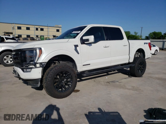 2023 Ford F-150 XL with VIN 1FTFW1EDXPFA18975, listed as a Copart auction lot 49254565 with 15,647 mi miles and Salvage Title. Bid and sale history available at carsss.com. Image 1.