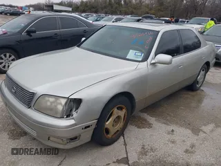 2000 Lexus LS 400 with VIN JT8BH28F4Y0179448, listed as a IAAI auction lot 41563460 with 179,113 mi miles. Bid and sale history available at carsss.com. Image 2.
