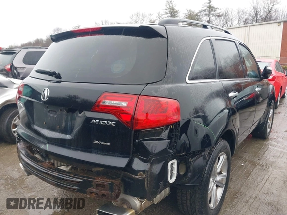 2012 Acura MDX Tech Pkg with VIN 2HNYD2H38CH532303, listed as a IAAI auction lot 41800831 with 174,086 mi miles. Bid and sale history available at carsss.com. Image 4.