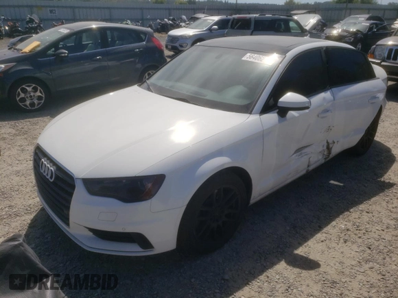 2016 Audi A3 1.8T Premium with VIN WAUA7GFF1G1011966, listed as a Copart auction lot 56406213 with 150,851 mi miles. Bid and sale history available at carsss.com. Image 1.