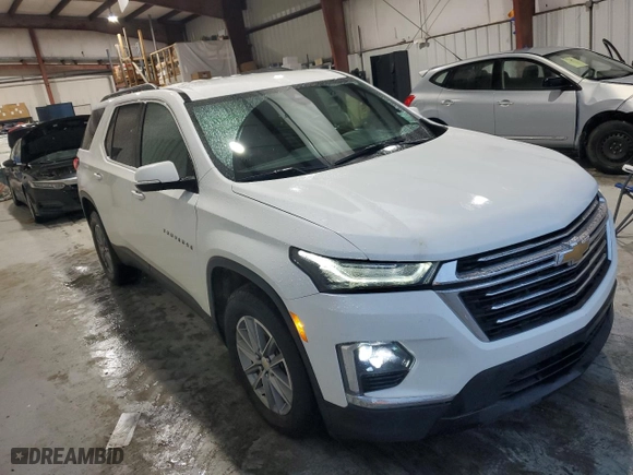 2022 Chevrolet Traverse LT Leather with VIN 1GNEVHKW6NJ105898, listed as a Copart auction lot 50015715 with 93,269 mi miles and Salvage Title. Bid and sale history available at carsss.com. Image 4.