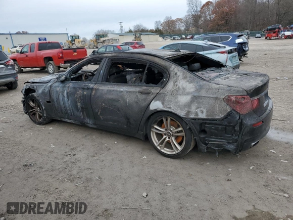2013 BMW 7 Series 740Li with VIN WBAYE4C50DD137454, listed as a Copart auction lot 84876294 with Not provided miles and Salvage title. Bid and sale history available at DreamBid. Image 2.