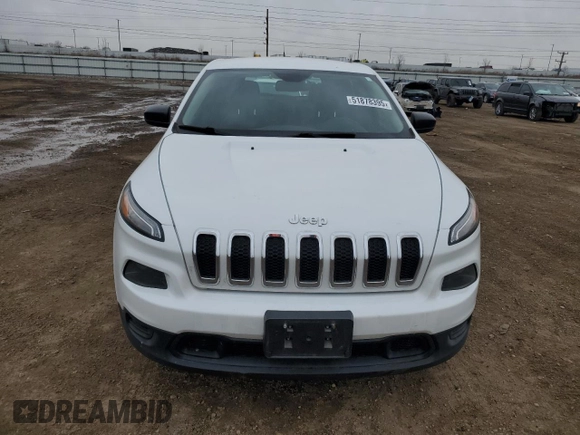 2016 Jeep Cherokee Sport with VIN 1C4PJLAB9GW230320, listed as a Copart auction lot 51878395 with 110,357 mi miles and Salvage Title. Bid and sale history available at DreamBid. Image 5.