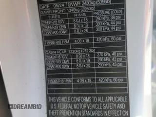 2024 Land Rover Range Rover Evoque Dynamic SE z VIN SALZL2FX6RH261333, wystawiony jako Copart lot #45428255 z przebiegiem 4 097 mil mil oraz Szkoda całkowita • Salvage title. Historia ofert i sprzedaży dostępna na DreamBid. Obrazek 14.