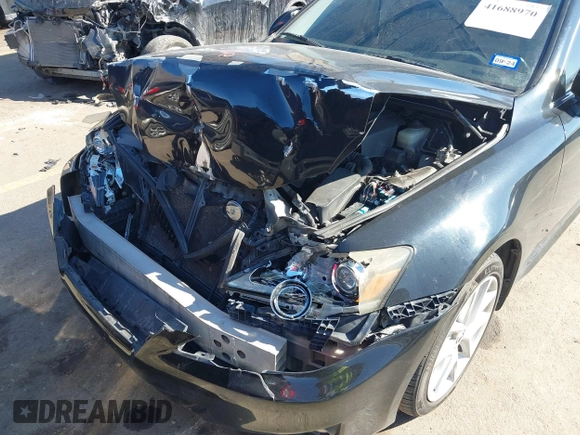 2011 Lexus IS 250 with VIN JTHCF5C29B5046243, listed as a IAAI auction lot 41688970 with 180,840 mi miles and . Bid and sale history available at DreamBid. Image 6.