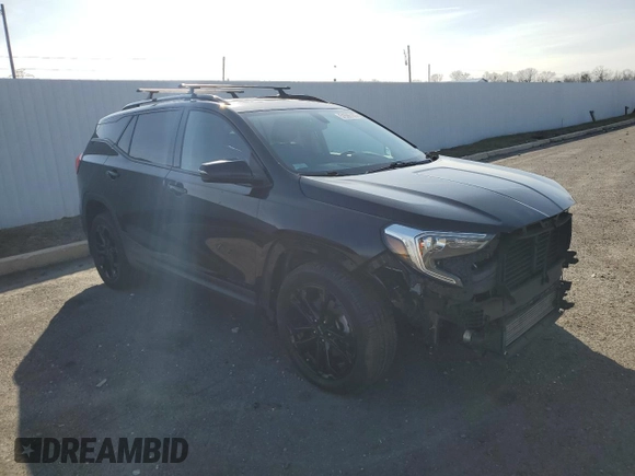 2019 GMC Terrain SLT with VIN 3GKALVEX5KL199782, listed as a Copart auction lot 51586155 with 121,230 mi miles and Salvage Title. Bid and sale history available at carsss.com. Image 4.
