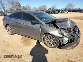 2012 Hyundai Sonata Limited z VIN 5NPEC4AC1CH448235, wystawiony jako Copart lot #88016635 z przebiegiem 160 249 mil mil oraz Szkoda całkowita • Salvage title. Historia ofert i sprzedaży dostępna na DreamBid. Obrazek 4.
