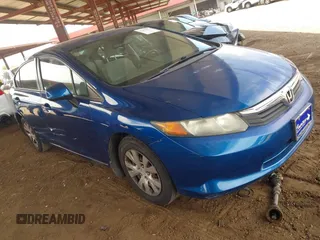 2012 Honda Civic LX z VIN 19XFB2F51CE359968, wystawiony jako IAAI lot #42350373 z przebiegiem 126 215 mil mil oraz . Historia ofert i sprzedaży dostępna na DreamBid. Obrazek 1.