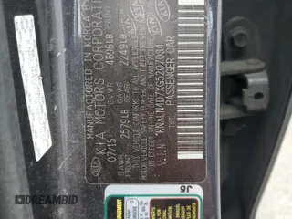 2016 Kia Cadenza Premium with VIN KNALN4D7XG5207034, listed as a Copart auction lot 82035124 with 138,410 mi miles and Salvage Title. Bid and sale history available at carsss.com. Image 12.