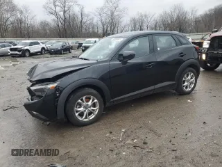 2019 Mazda CX-3 Sport with VIN JM1DKFB76K0410555, listed as a Copart auction lot 46980885 with 12,434 mi miles and Salvage Title. Bid and sale history available at DreamBid. Image 1.