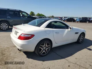 2014 Mercedes-Benz SLK 250 with VIN WDDPK4HA1EF081565, listed as a Copart auction lot 54008025 with 87,808 mi miles and Salvage title. Bid and sale history available at DreamBid. Image 3.