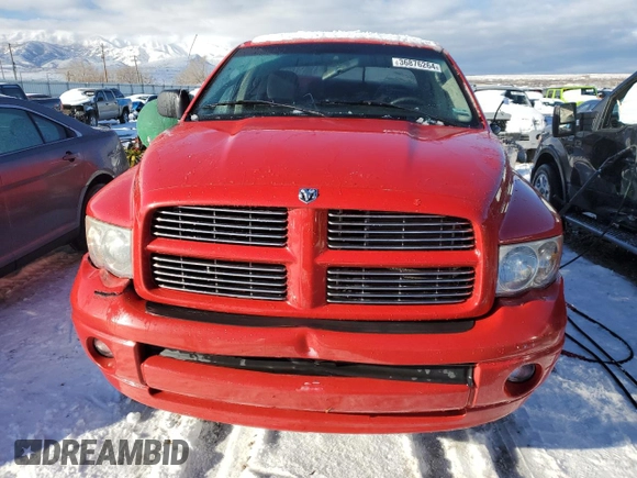 2005 Dodge 1500 SLT with VIN 1D7HU18D65S334765, listed as a Copart auction lot 71989294 with 219,265 mi miles and Salvage Title. Bid and sale history available at DreamBid. Image 5.