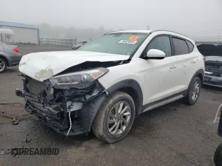 2018 Hyundai Tucson SEL with VIN KM8J3CA41JU712523, listed as a Copart auction lot 56929885 with 91,131 mi miles and Salvage title. Bid and sale history available at DreamBid. Image 1.