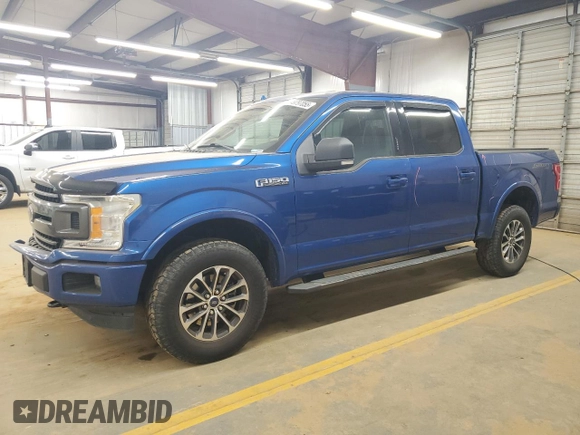 2018 Ford F-150 XL with VIN 1FTEW1E53JFA62022, listed as a Copart auction lot 49797055 with 118,501 mi miles and Salvage Title. Bid and sale history available at carsss.com. Image 1.