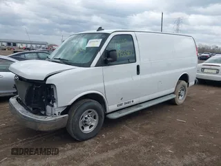 2021 Chevrolet Express Cargo Van with VIN 1GCWGAF77M1204620, listed as a IAAI auction lot 41933567 with 51,880 mi miles. Bid and sale history available at carsss.com. Image 20.