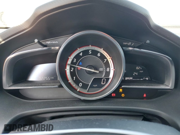 2014 Mazda 3 S Touring with VIN JM1BM1L31E1162990, listed as a Copart auction lot 51667034 with 92,255 mi miles and Salvage Title. Bid and sale history available at DreamBid. Image 9.